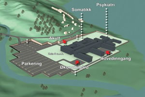 Det nye fellessykehuset for Nordmøre og Romsdal skal bygges på Opdøl